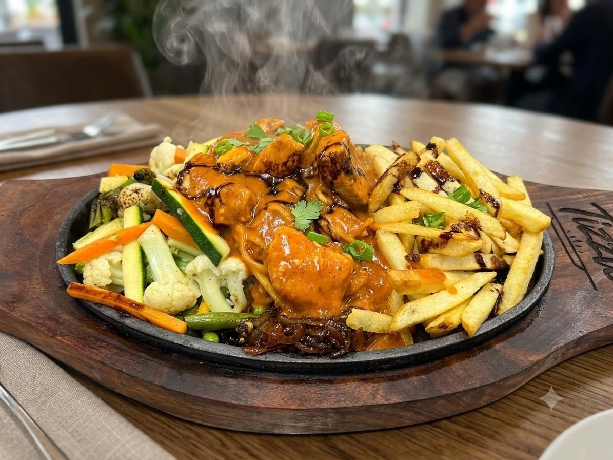 Peri peri chicken sizzler